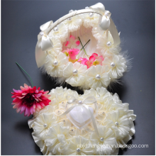 Heart-shaped flower decoration bridal party wedding flower girl basket